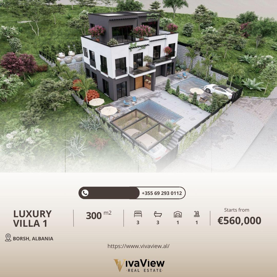 Luxury Villa 3&4 for Sale in Borsh, South Albania – High-End Design & Stunning Sea Views! 🌊✨