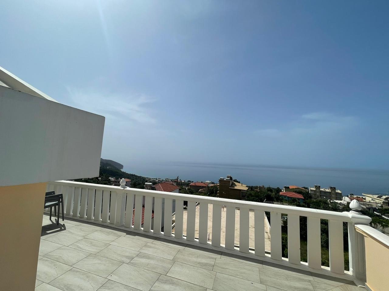 Seaside Villa for Sale in Dhërmi – 3-Story Home with Full Sea View