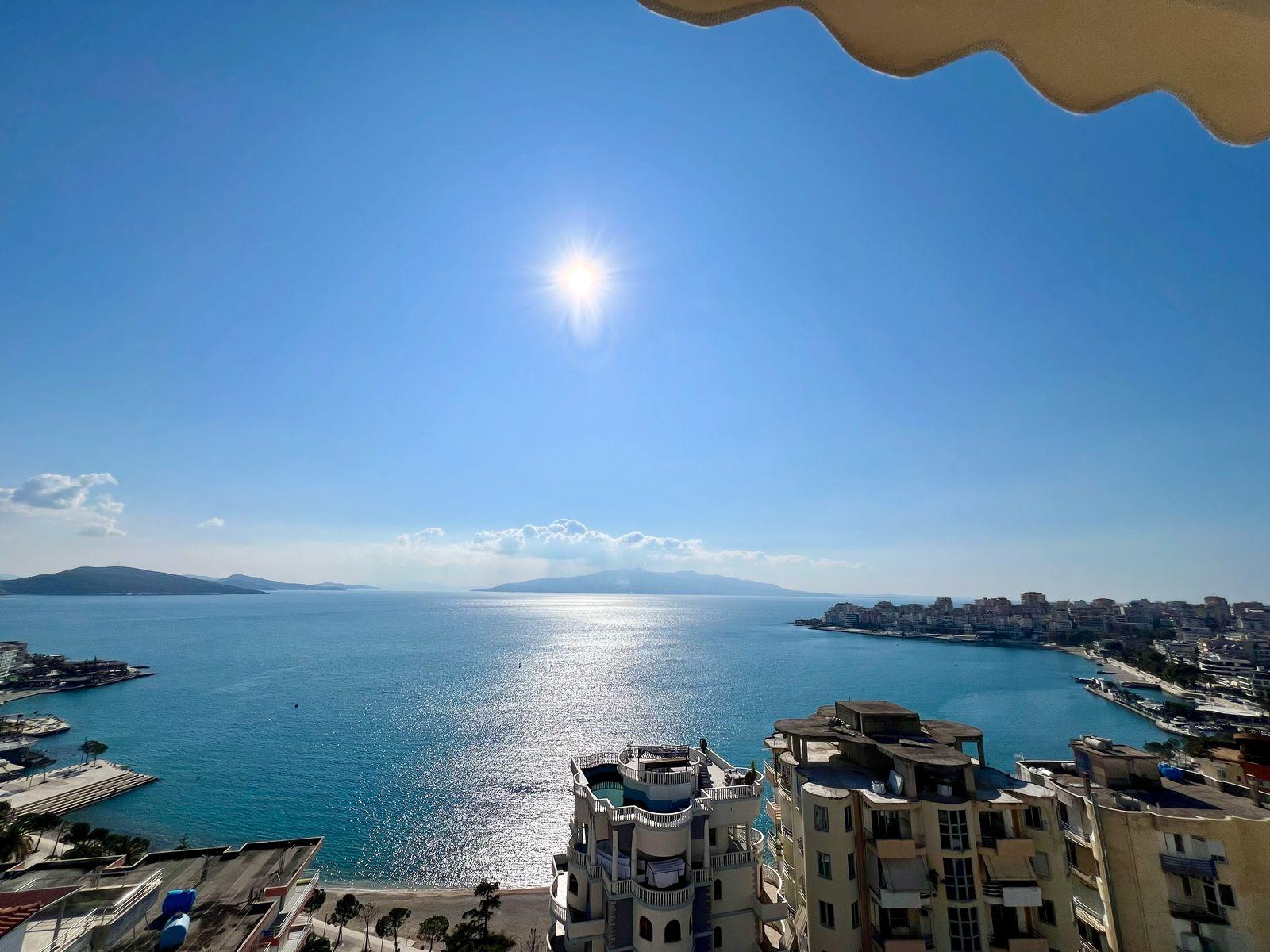 Luxury 1+1 Apartment for Sale in Saranda – Stunning 360° Sea View